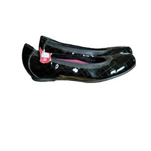 NWT! MUNRO AMERICAN  Womens Patent Open Toe Wedges